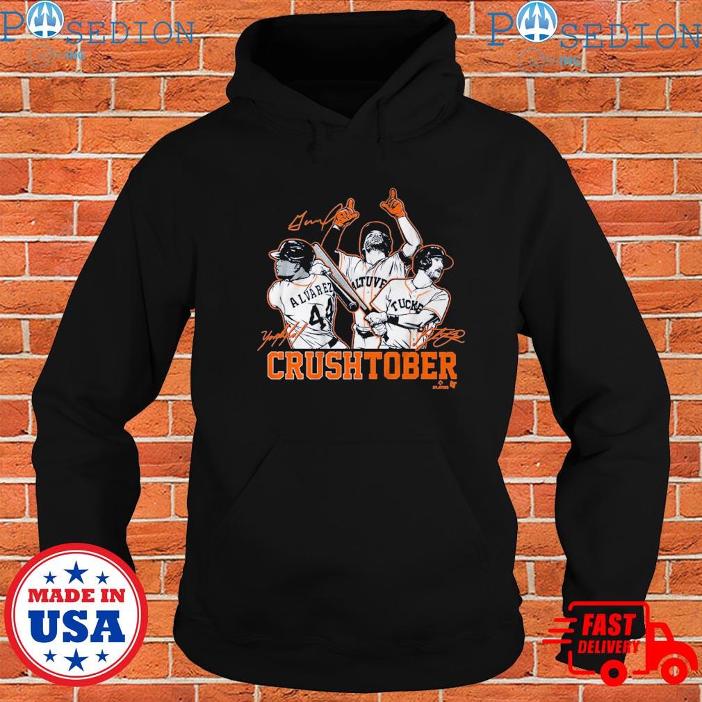 Jose Altuve, Yordan Alvarez And Kyle Tucker Crushtober Signatures shirt,  hoodie, sweater, long sleeve and tank top