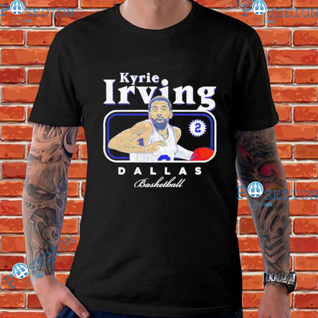 Kyrie Irving Dallas Cover Baketball T-shirts