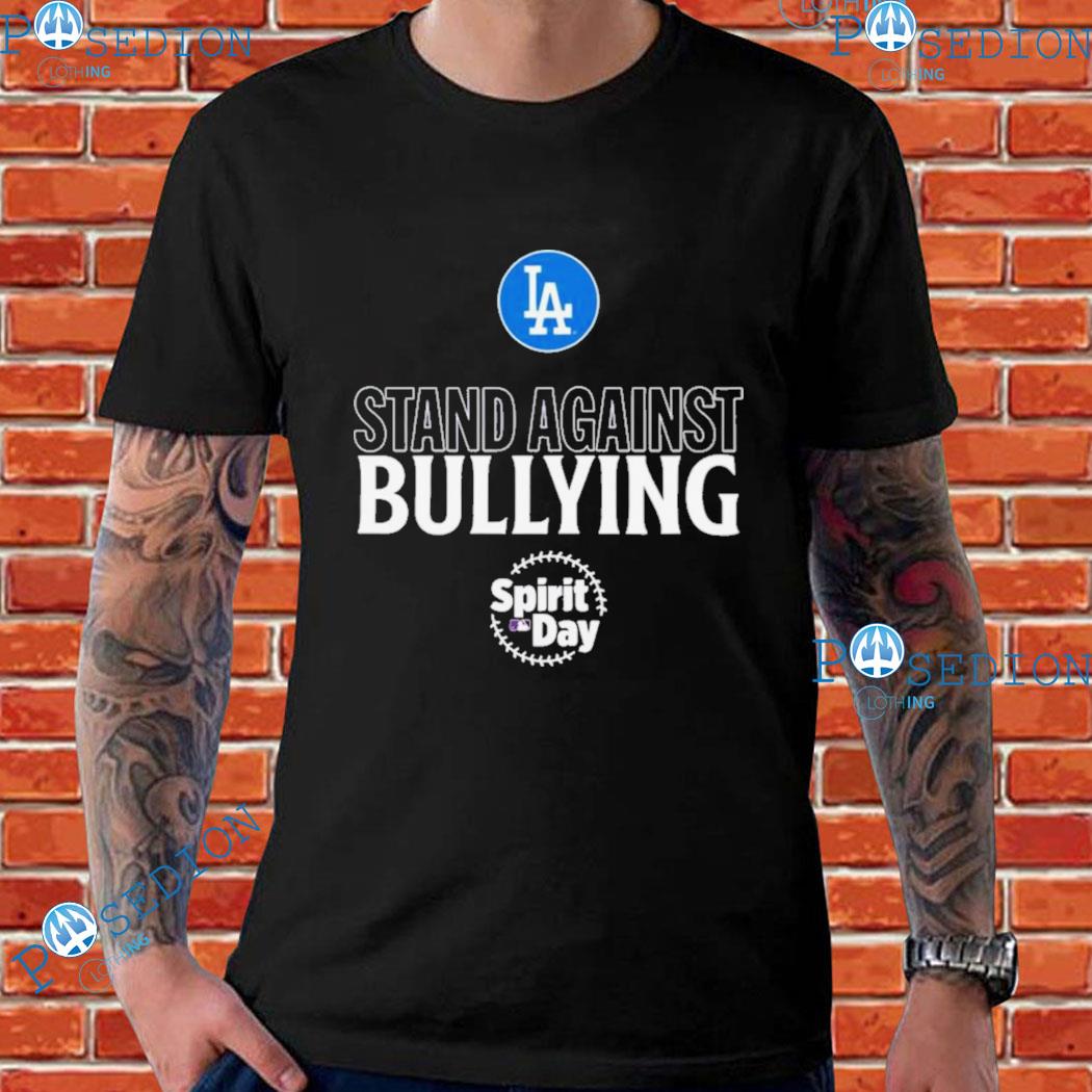 Los Angeles Dodgers Stand Against Bullying Spirit Day T-shirts