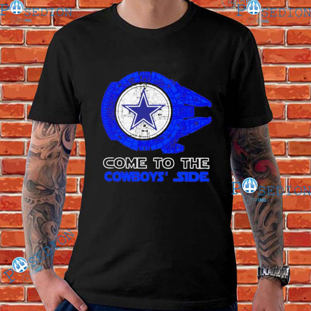 Millennium Falcon Come To The Cowboys’ Side T-shirts