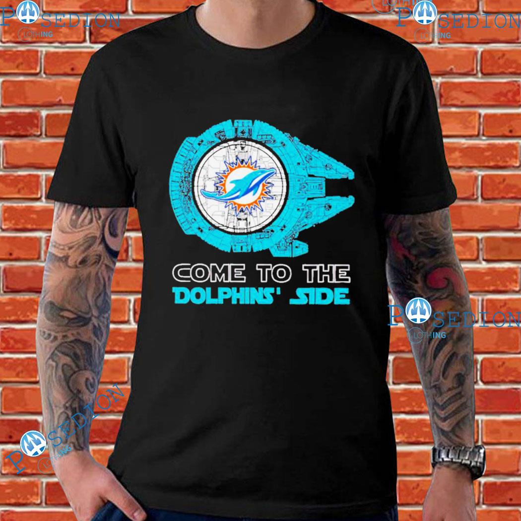 Millennium Falcon Come To The Dolphins’ Side T-shirts
