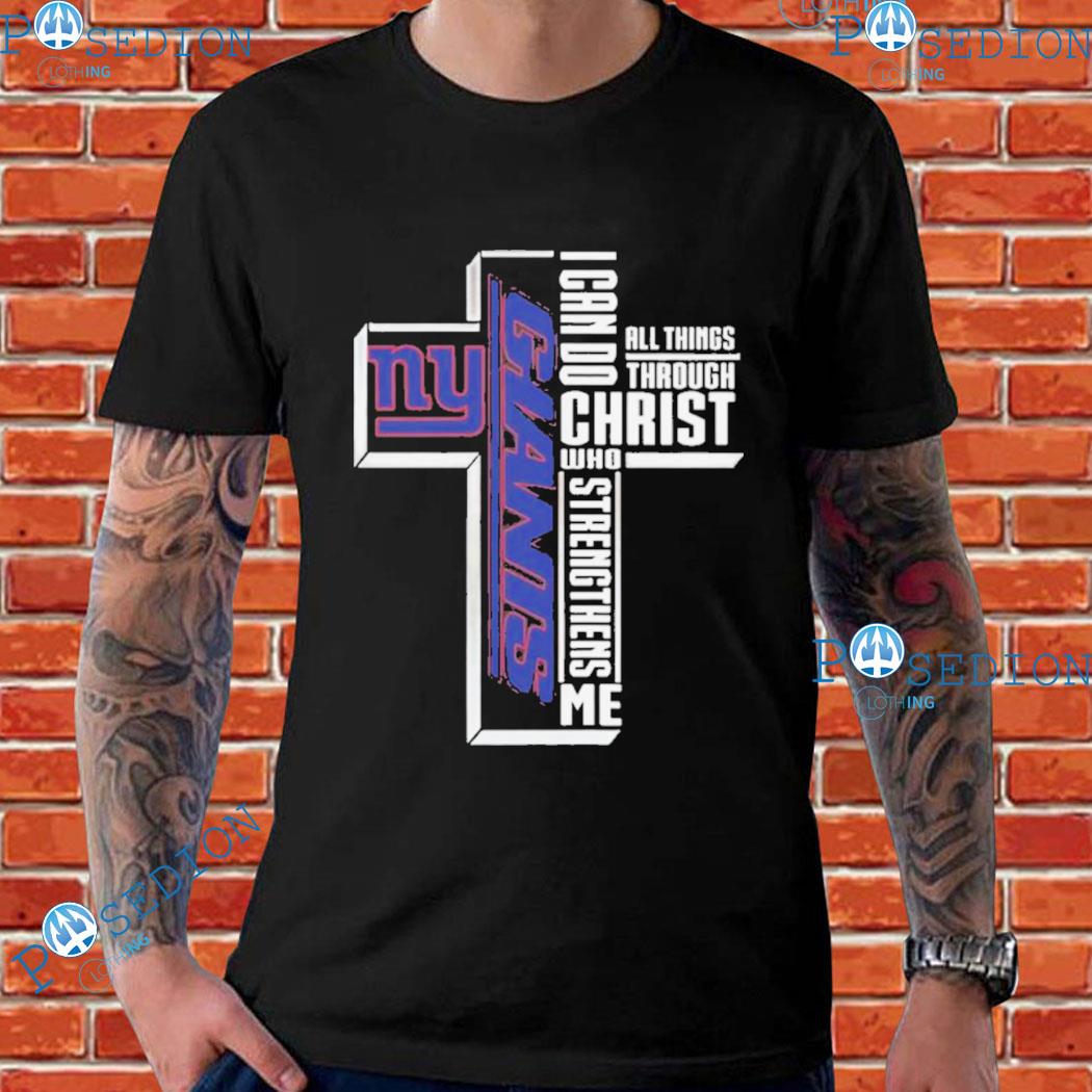 New York Giants I Can Do All Things Through Christ 2023 T-shirts
