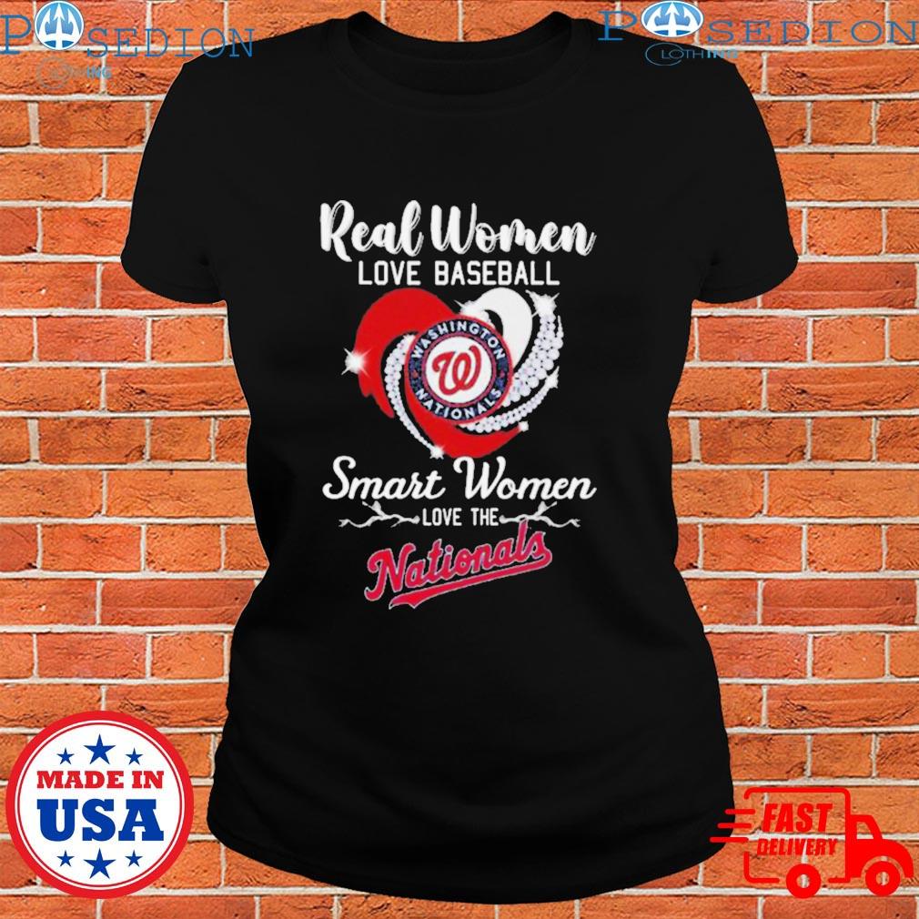 Official real Women Love Baseball Smart Women Love The Washington