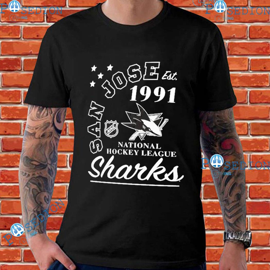 SAN JOSE SHARKS NHL STARTER SHIRT M Other Shirts \ Hockey