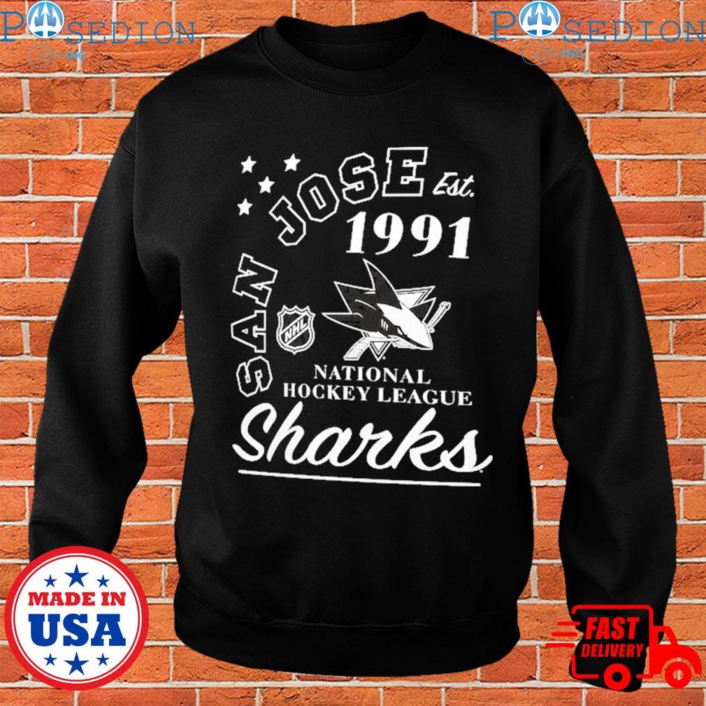 Vintage NHL San Jose Sharks Logo Sweatshirt, San Jose Sharks Shirt