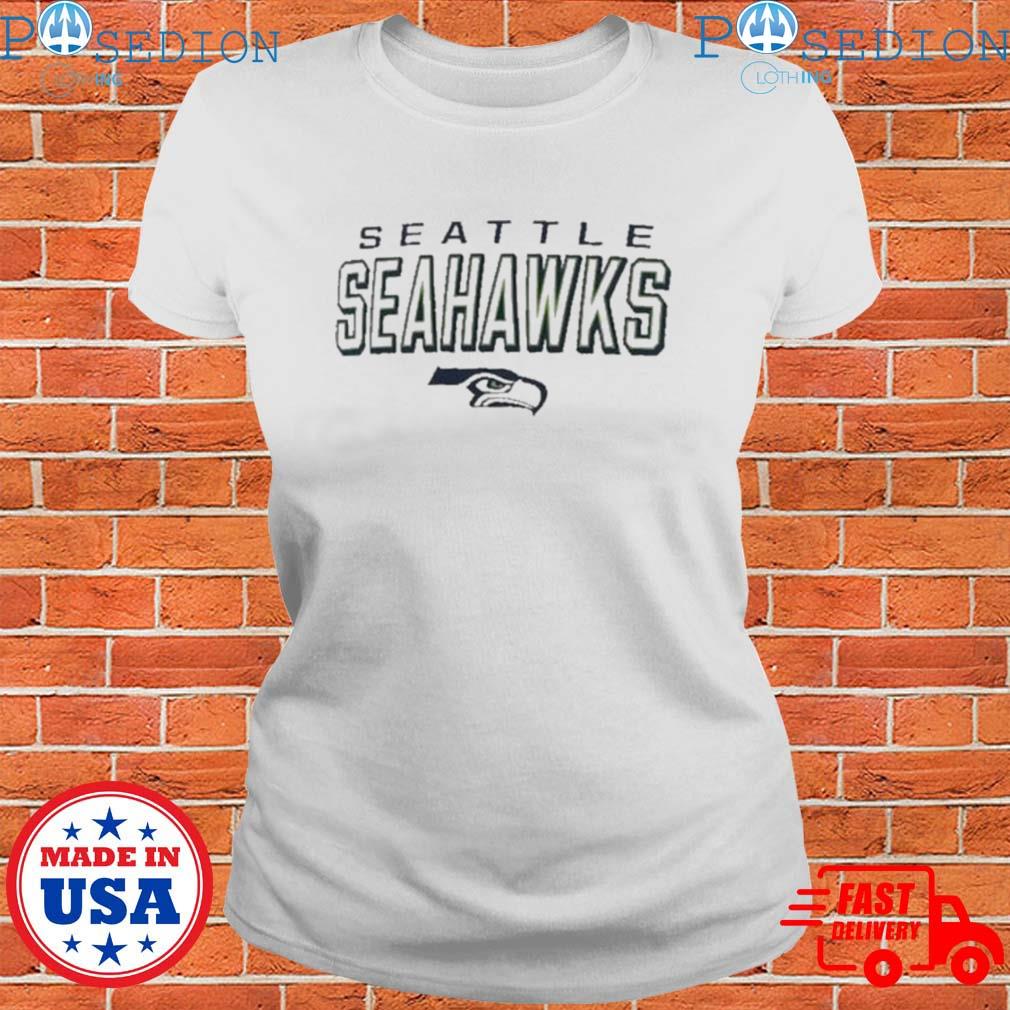 Seattle Seahawks Fashion Colour Logo T-Shirt - Womens