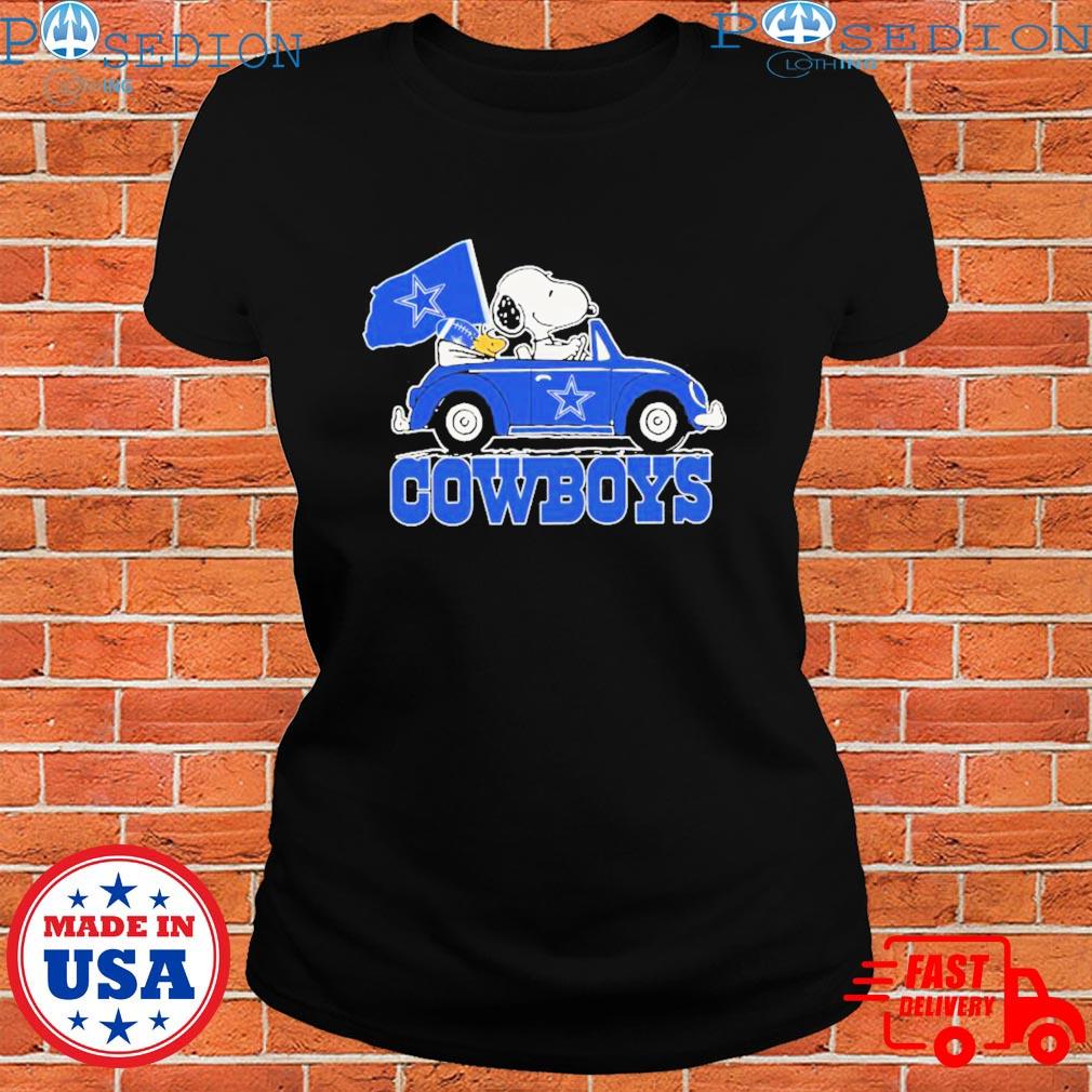 Snoopy And Woodstock Resting On Dallas Cowboys Helmet T-Shirt - T-shirts  Low Price