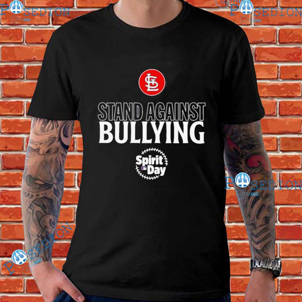 St Louis Cardinals Stand Against Bullying Spirit Day t shirt