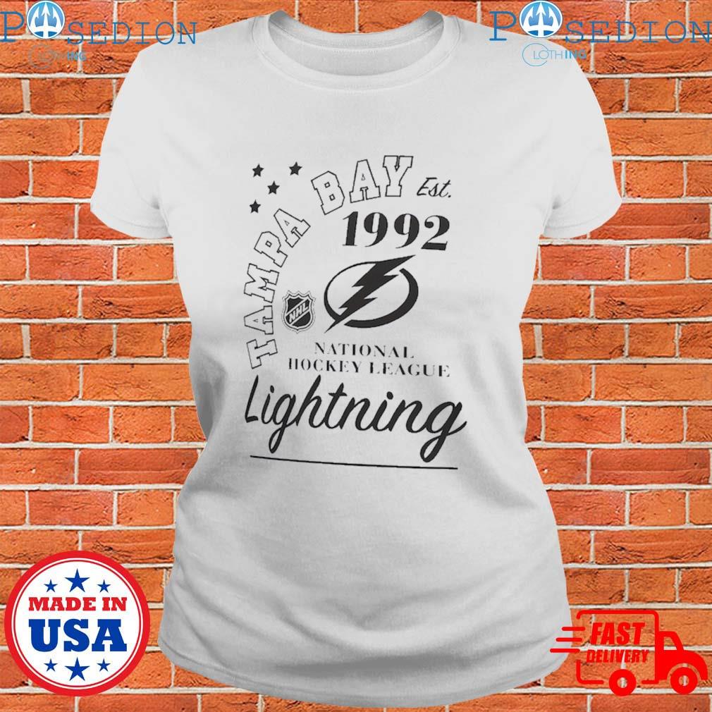 Tampa Bay lightning T Shirt  T shirt, Mens tshirts, Tampa bay lightning