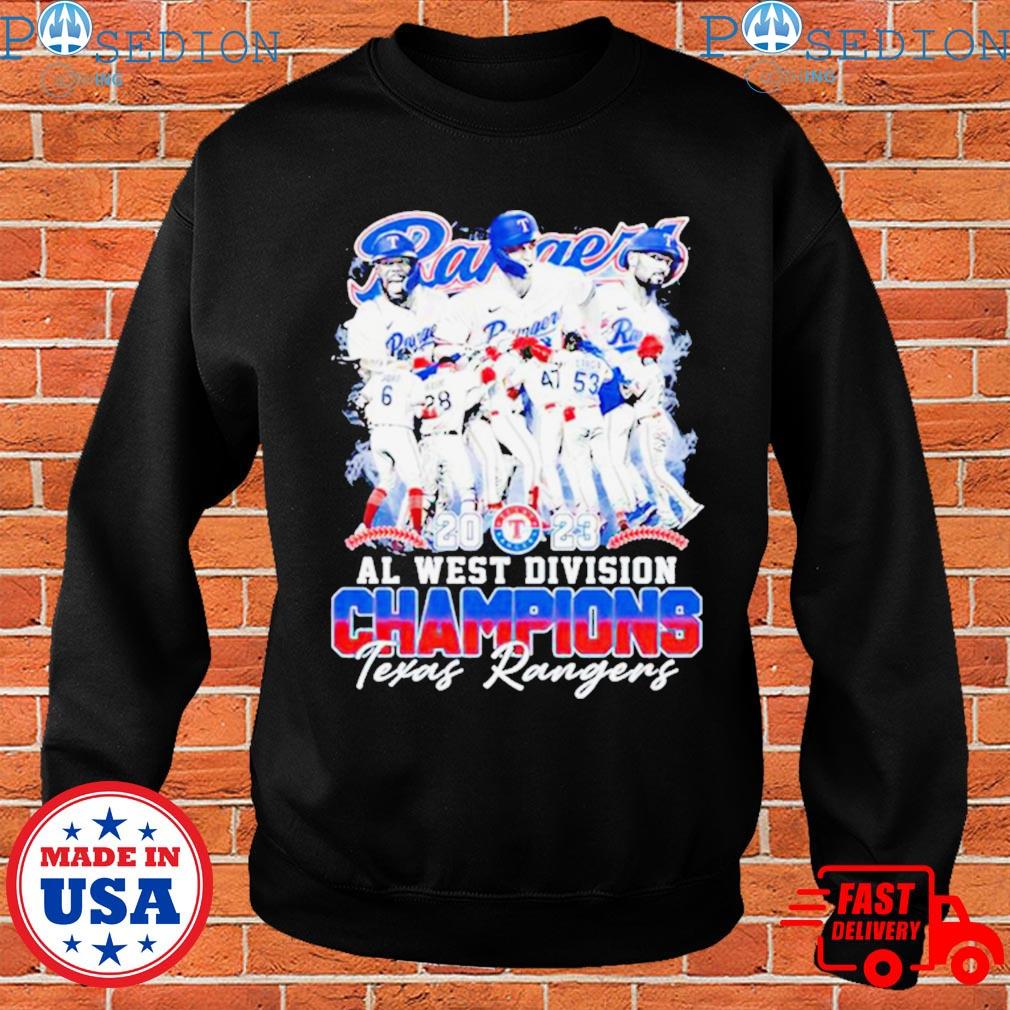 Texas Rangers AL West Champs 2023 T-Shirt, hoodie, sweater, long