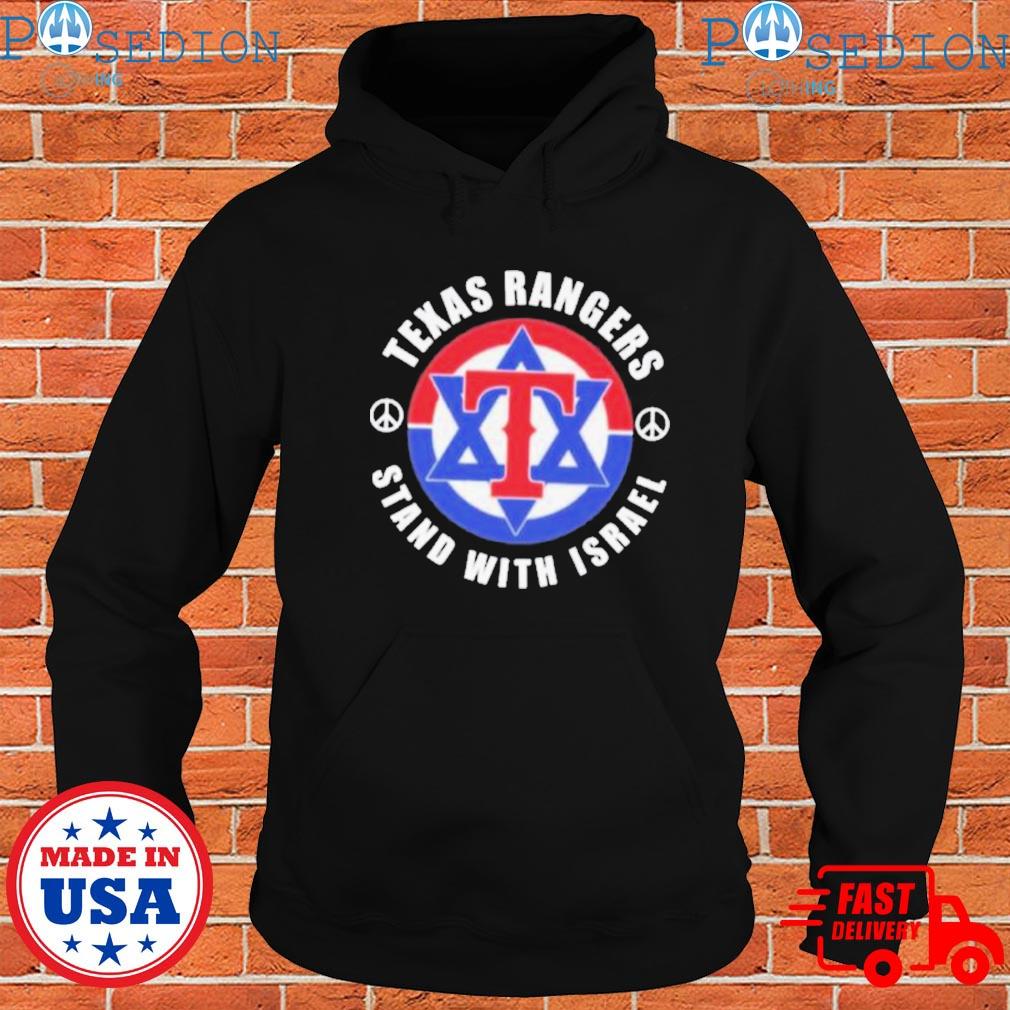 Design texas Rangers stand with israel 2023 shirt, hoodie, sweater