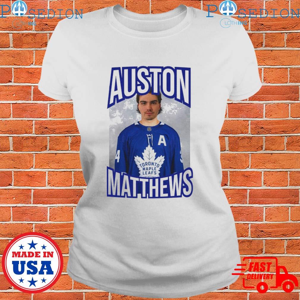 Auston Matthews Toronto Maple Leafs Stretched Hand Painted T-shirt,Sweater,  Hoodie, And Long Sleeved, Ladies, Tank Top