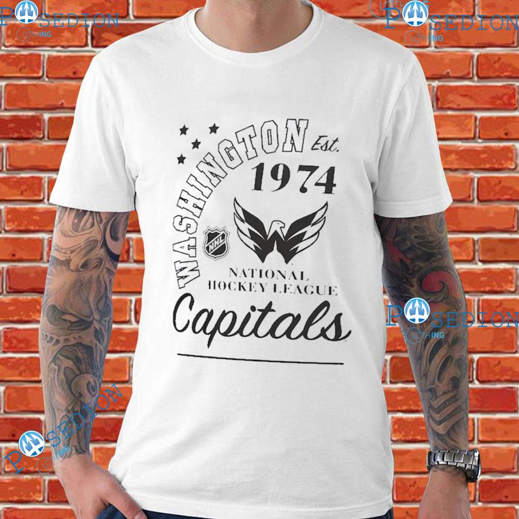 Men's Starter White Washington Capitals Arch City Team Graphic T-Shirt Size: Extra Large