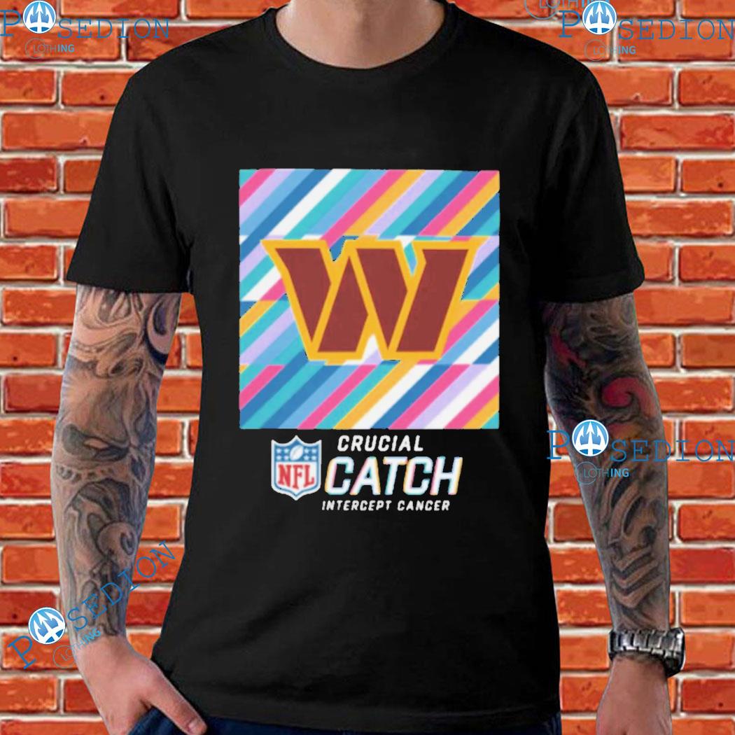 Washington Commanders Intercept Cancer 2022 NFL Crucial Catch Shirt -  Peanutstee