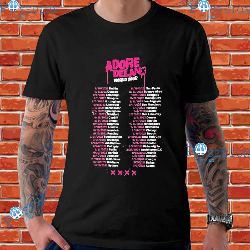 Adore Delano World Tour 2022 T-Shirts