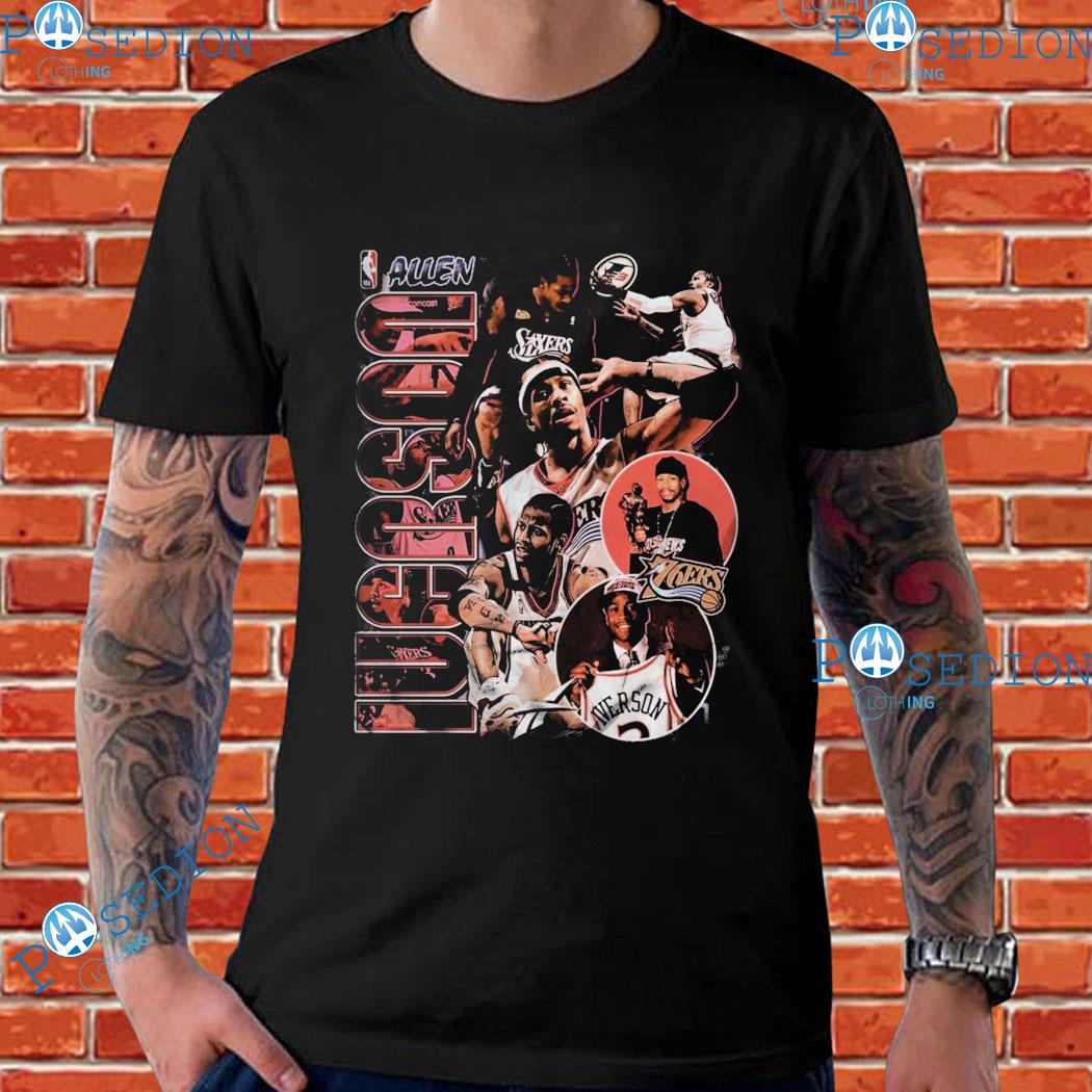 Allen Iverson NBA Philadelphia 76ers T-shirts