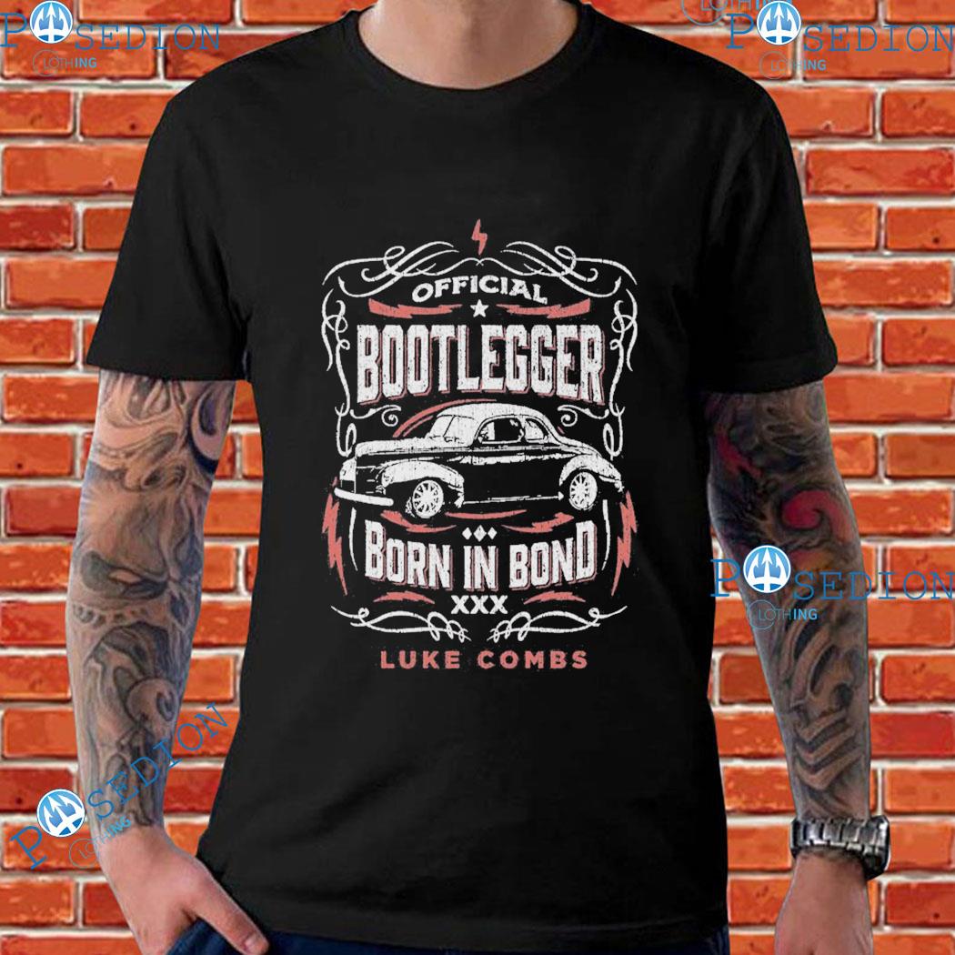 Bootlegger Born In Bond Luke Combs Car T-Shirts
