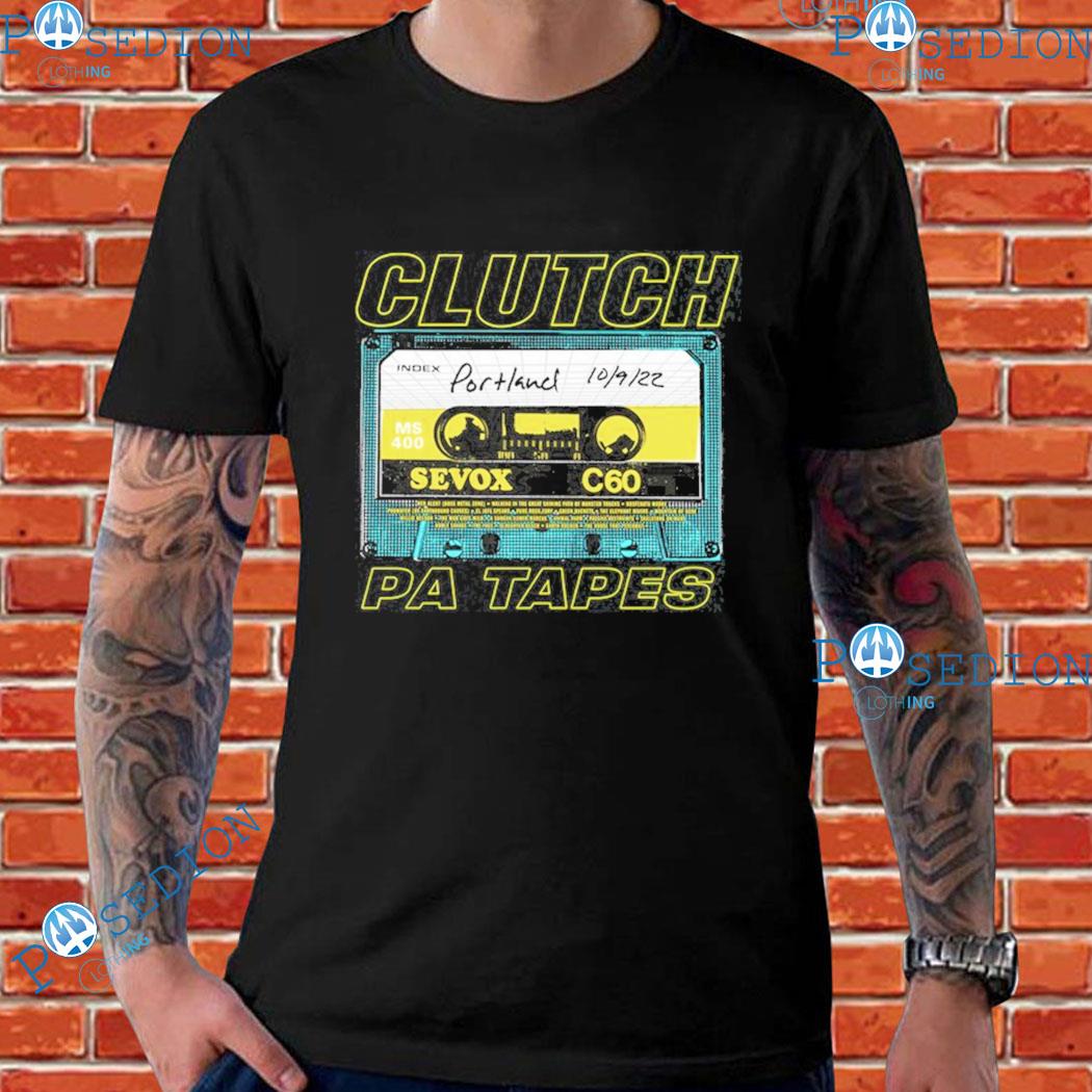Clutch Portland Sevox C60 PA Tapes T-Shirts