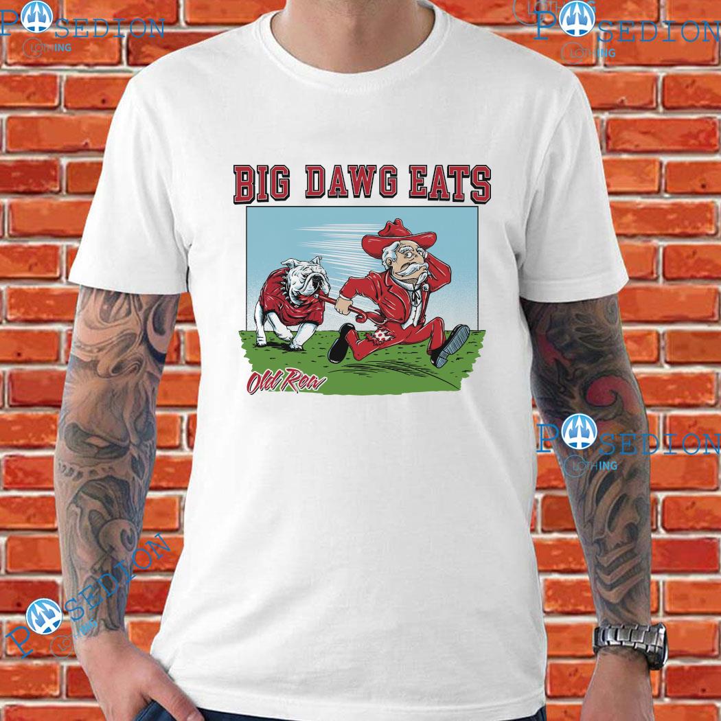 Georgia Bulldogs Vs. Ole Miss Rebels Big Dawg Eats T-Shirts