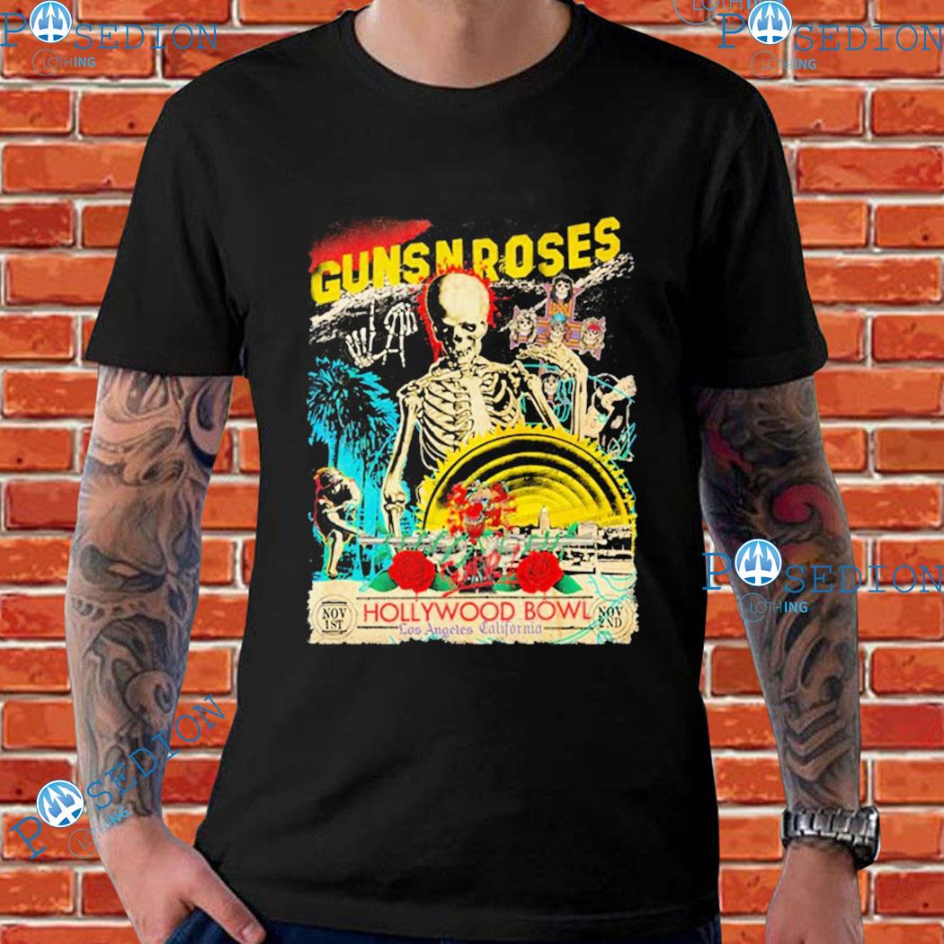 Guns N' Roses November 2, 2023 Hollywood Bowl Los Angeles, CA Event T-Shirts