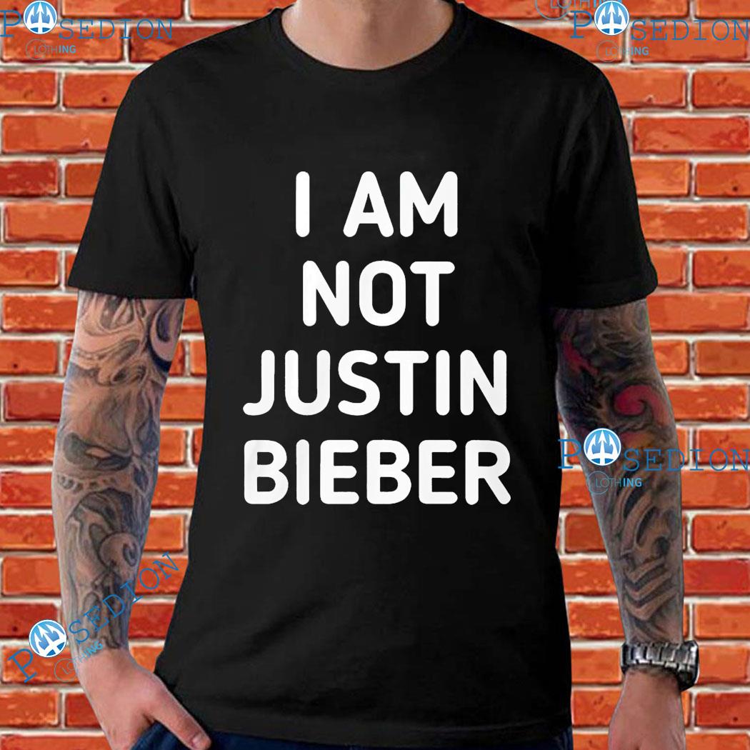 Jon Campbell I Am Not Justin Bieber T-Shirts