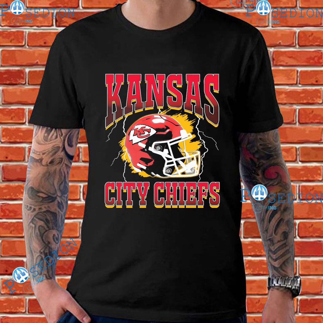Kansas City Chiefs Helmet T-Shirts