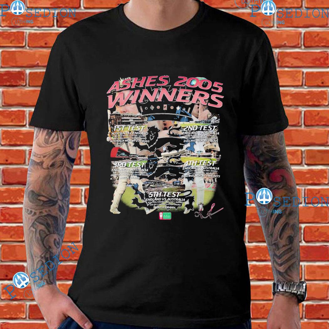 Kevin Pietersen Ashes 2005 Winners T-shirts