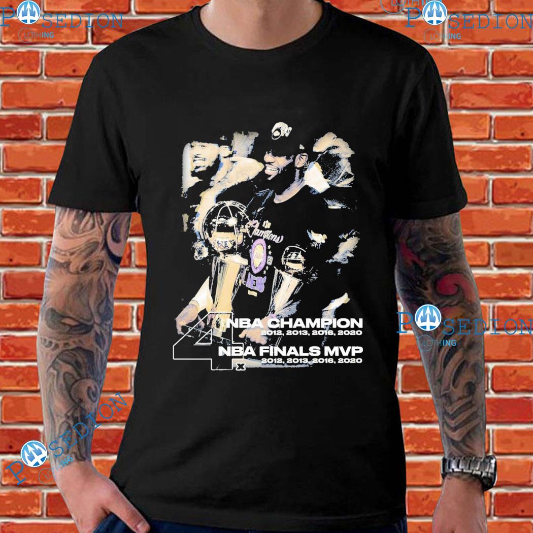 Lebron James 4x NBA Champions NBA Finals MVP T-shirts