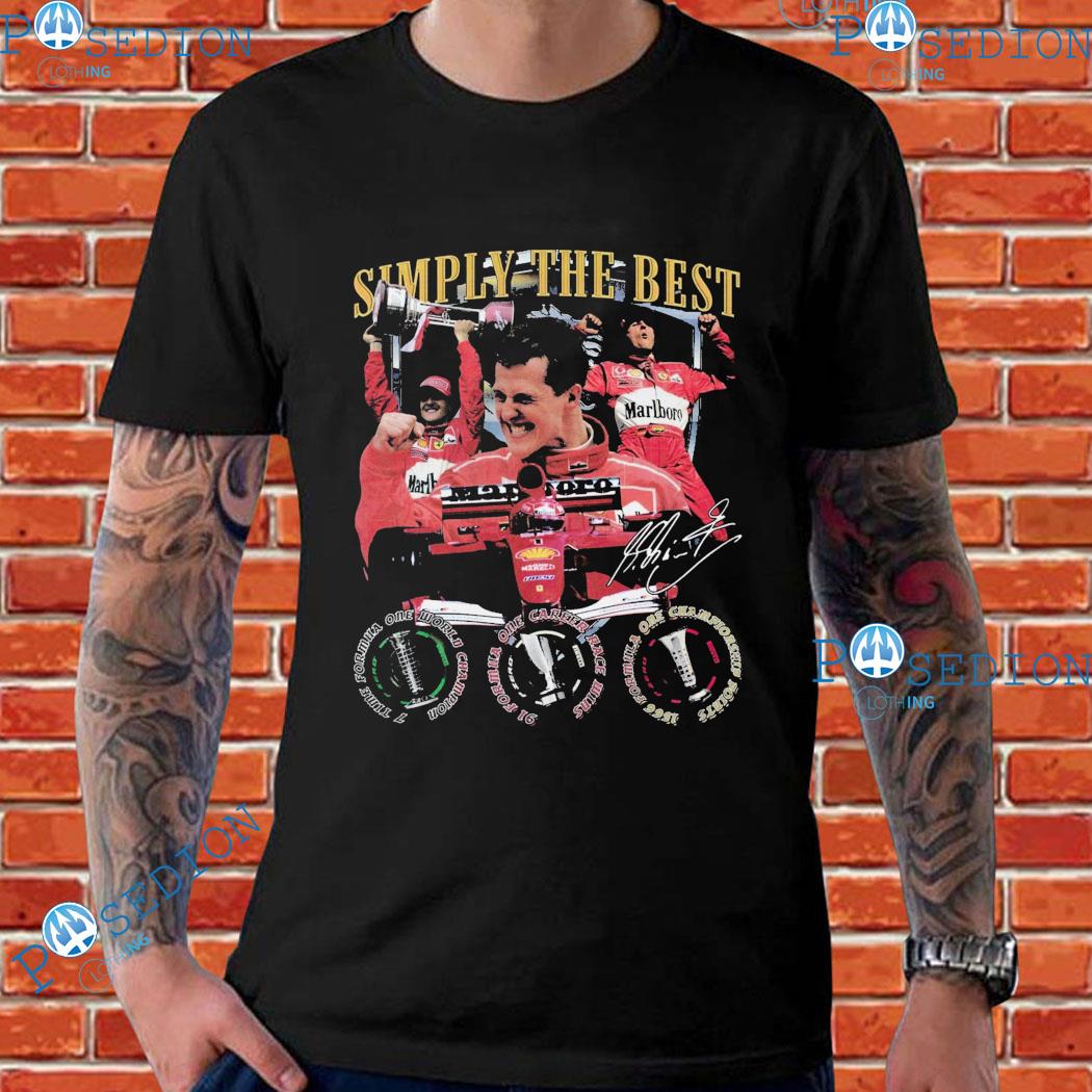 Michael Schumacher Simply The Best Signature T-shirts