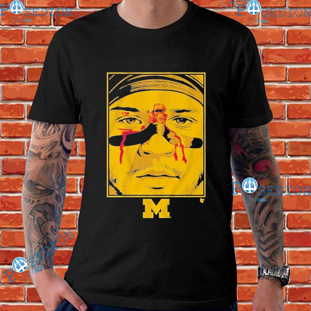 Michigan Football Blake Corum Game Face T-Shirts