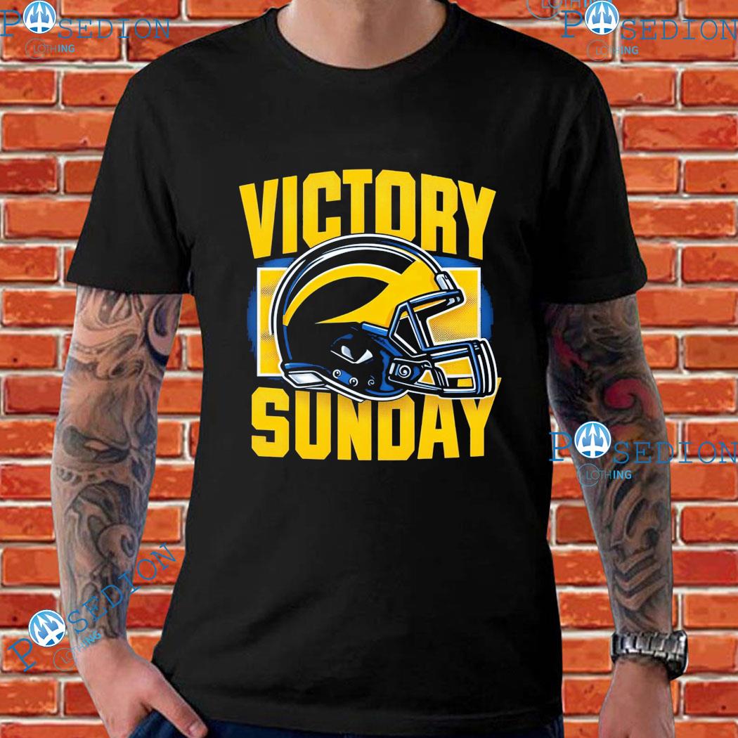 Michigan Victory Sunday Helmet T-Shirts
