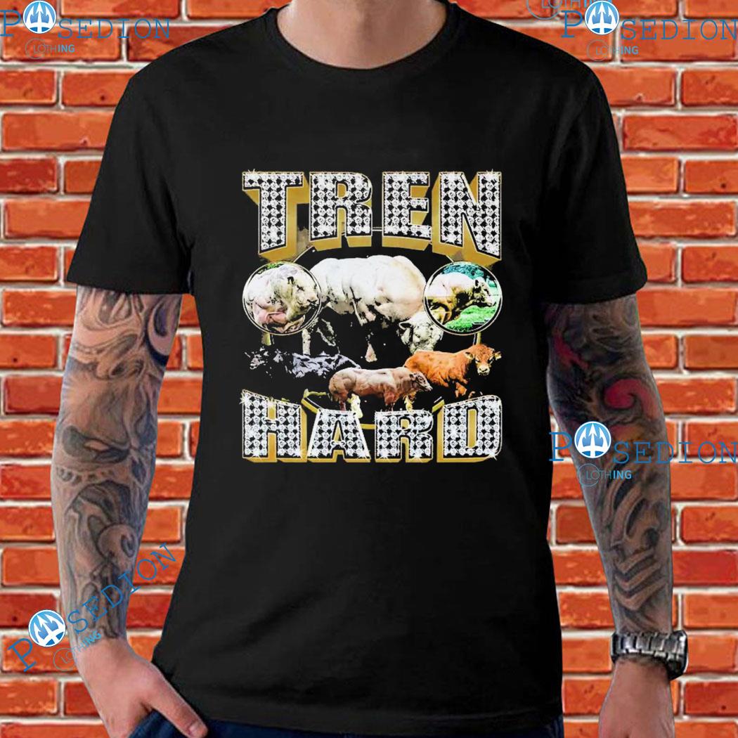 Muscular Cow Tren Hard T-shirts