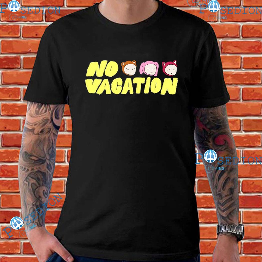No Vacation Lavender Logo T-shirts