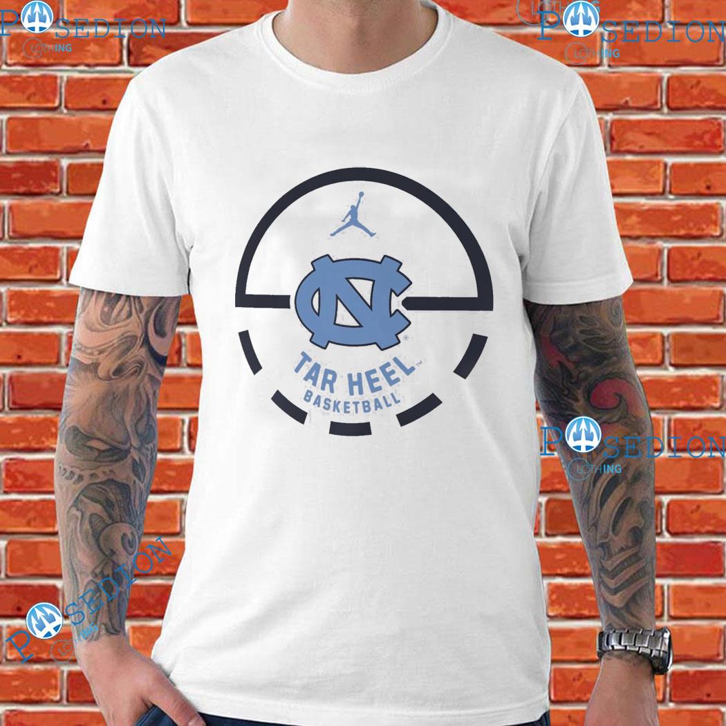 North Carolina Tar Heels Jordan Brand Free Throw Basketball T-Shirts