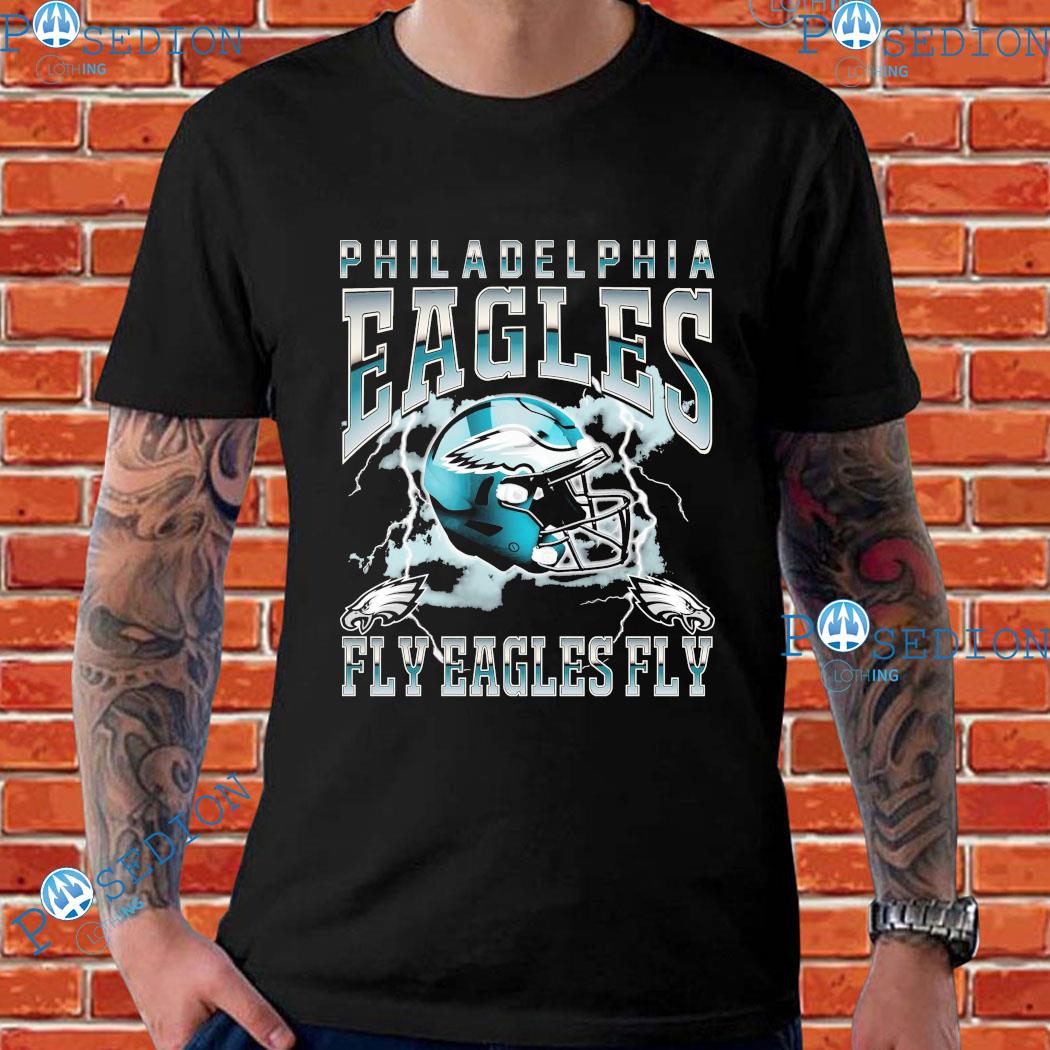 Philadelphia Eagles Fly Eagles Fly Helmet T-Shirts