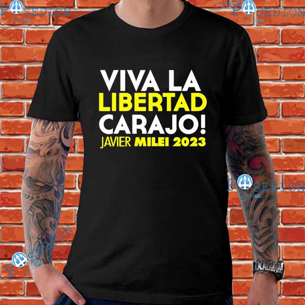 Roger Stone Viva La Libertad Carajo Javier Milei 2023 T-Shirts
