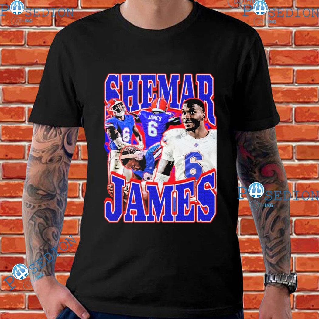 Shemar James Florida Gators Football T-Shirts