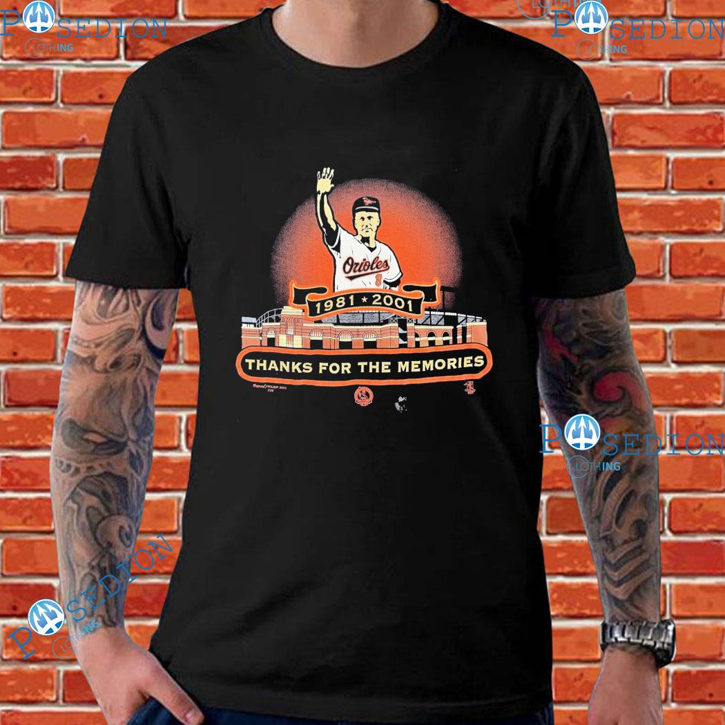 Thank For The Memories Cal Ripken Baltimore Orioles Commemorative T-Shirt