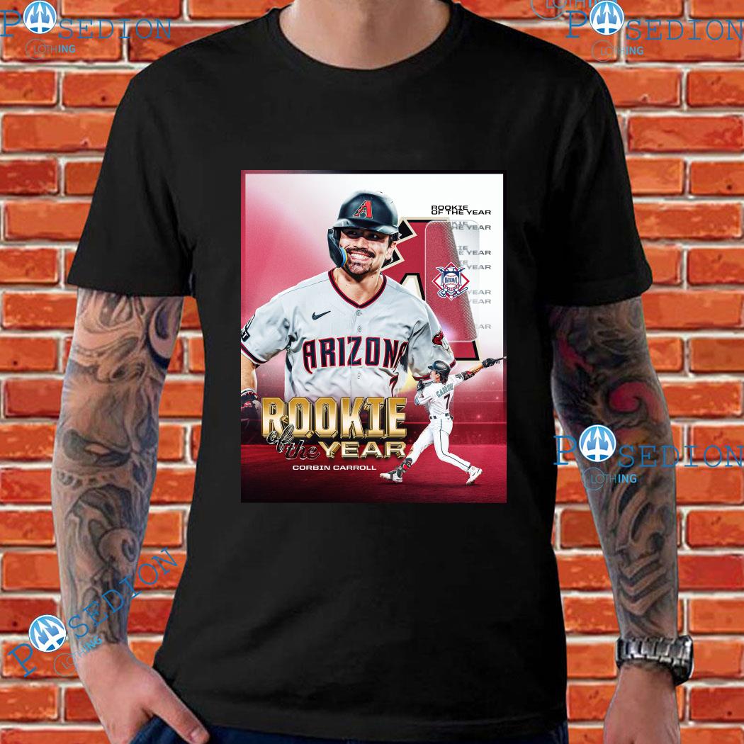 The 2023 Jackie Robinson NL Rookie Of The Year Award Goes To Corbin Carroll Of The Dbacks T-Shirts