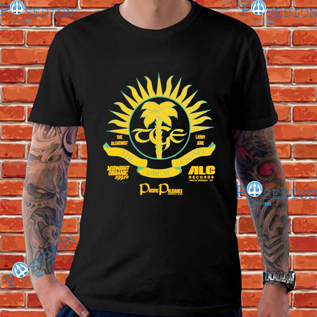 The Alchemist Larry June The Great Escape Golf Midnight Organic 1991 Pacific Palisades Country Club T-Shirts