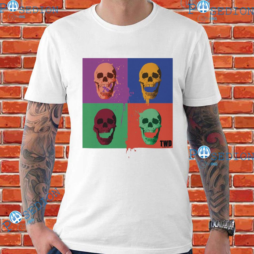 The Walking Dead Skull Pop T-shirts