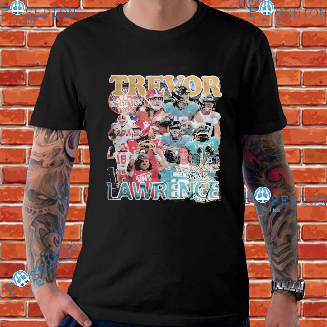 Trevor Lawrence The Clemson Tigers The Jacksonville Jaguars T-shirts