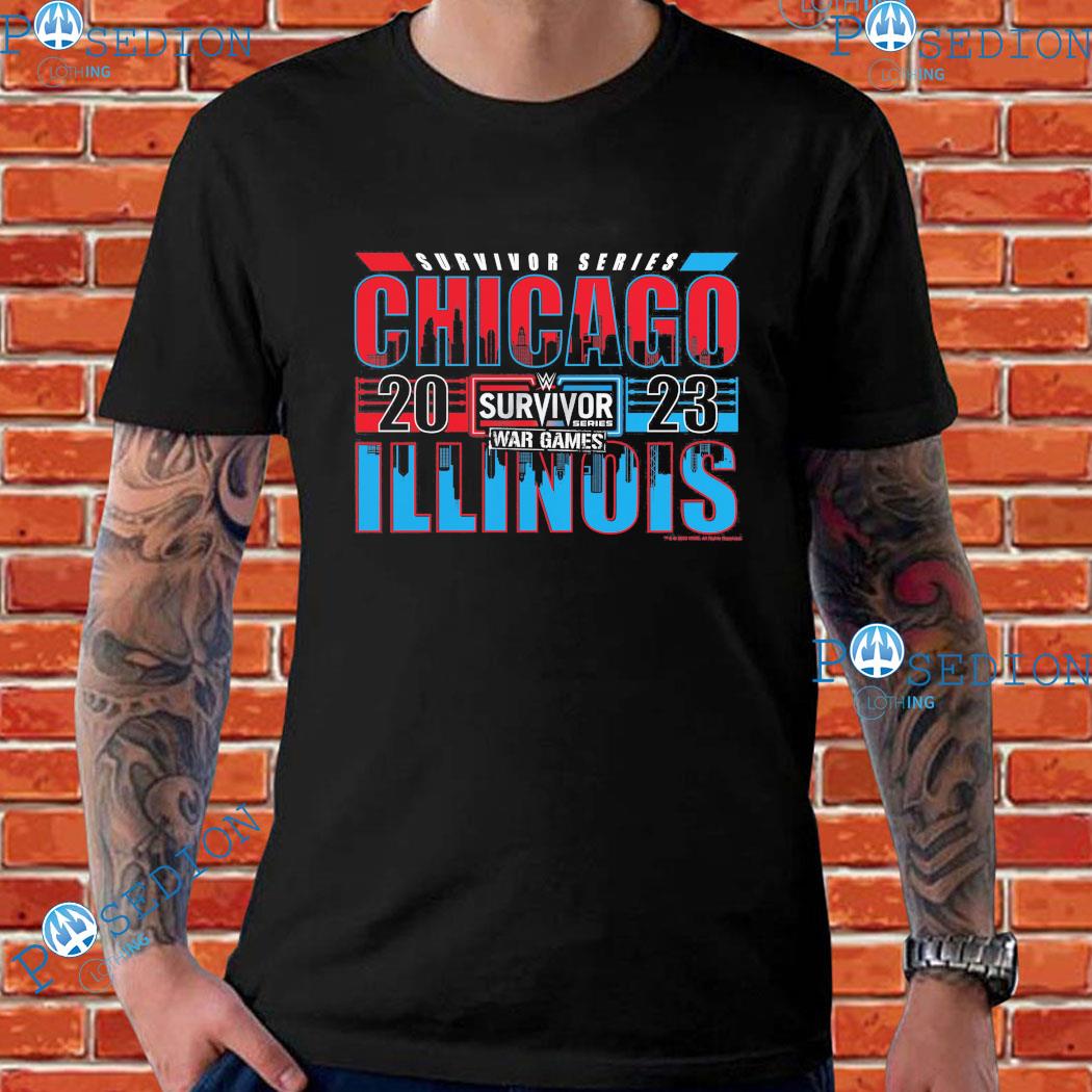 WWE Survivor Series 2023 War Games Chicago T-Shirts