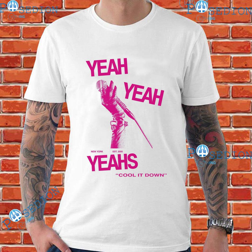 Yeah Yeah Yeahs Pink Glove Cool It Down T-Shirts