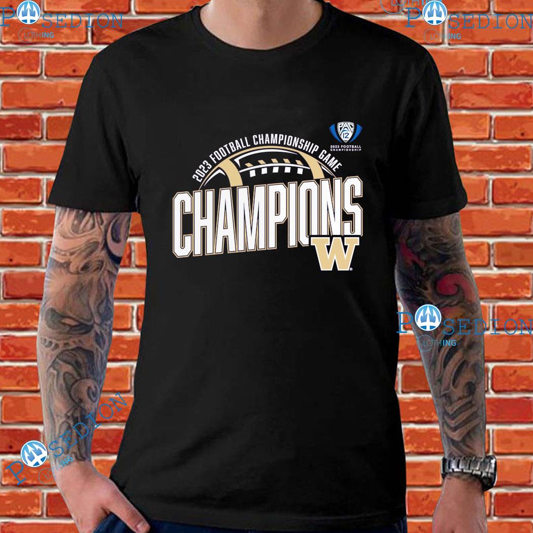 Washington Huskies 2023 Pac-12 Football Championship Game T-Shirts ...