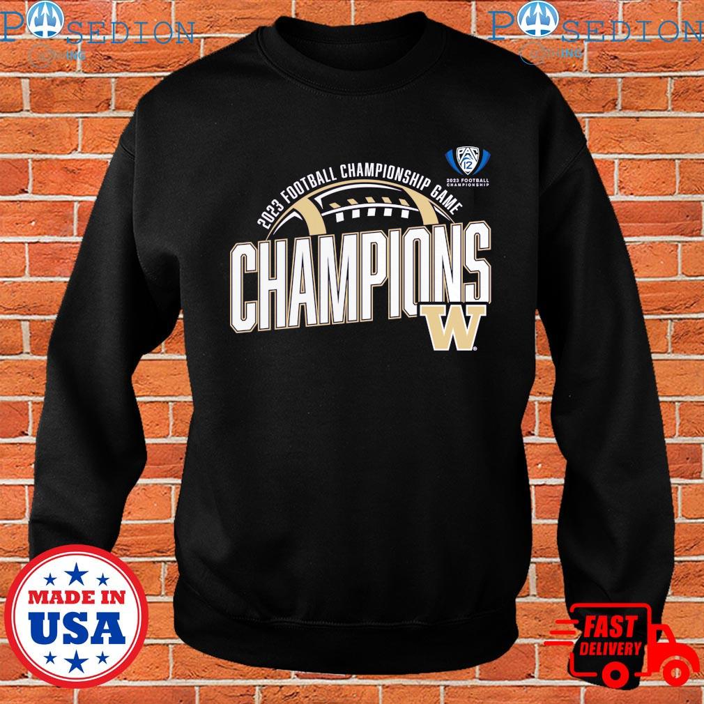 Washington Huskies 2023 Pac-12 Football Championship Game T-Shirts ...