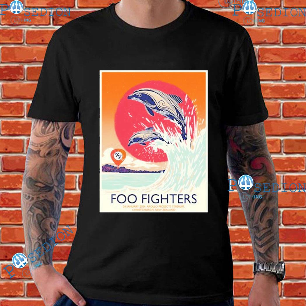 Foo Fighters 2024 Apollo Projects Stadium Christchurch, NZ TShirts