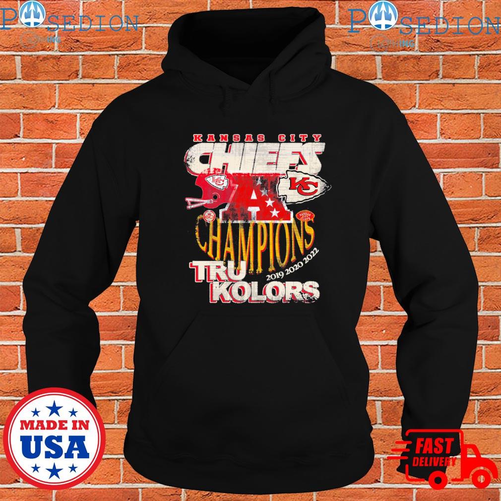 Tru Kolors X Kansas City Chiefs AFC Champions T-shirt, hoodie, sweater ...