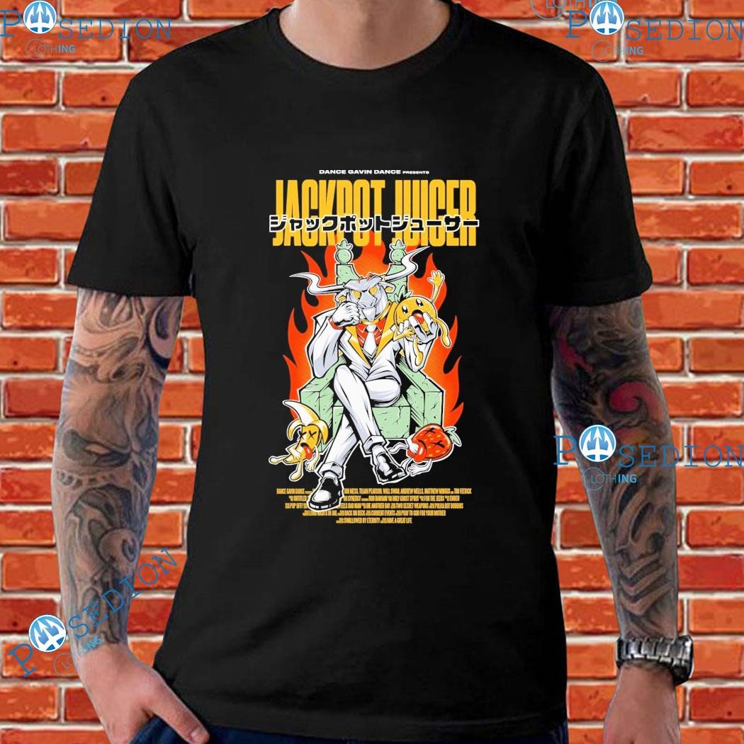 Anime Villain Dance Gavin Dance Presents Jackpot Juicer T-shirts, hoodie,  sweater, long sleeve and tank top